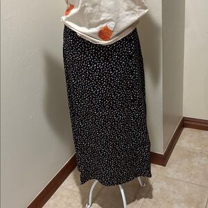 NEW! REFORMATION Bea Midi Skirt - Confetti Polka Dot